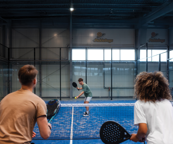 Residential community with pickleball court